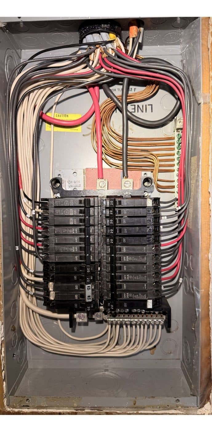 Panel after maintenance